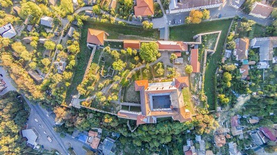 Uzhgorod Castle from above, Ukraine, photo 6