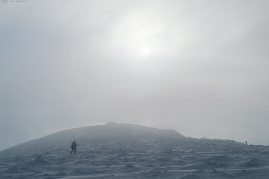 The mountain ranges of Gorgany in winter, Carpathians, Ukraine, photo 5