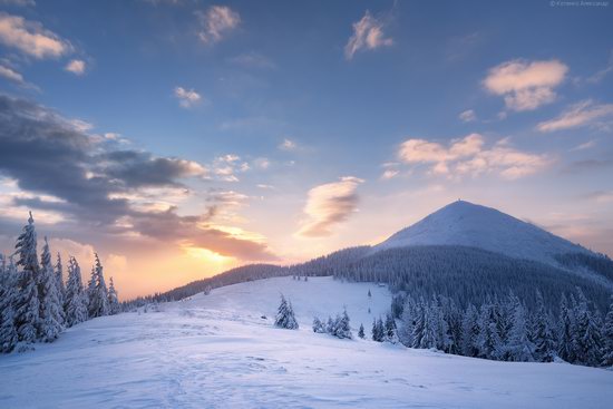 The mountain ranges of Gorgany in winter, Carpathians, Ukraine, photo 8