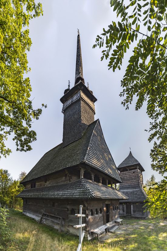 Gothic wooden church in Danilovo, Zakarpattia region, Ukraine, photo 12