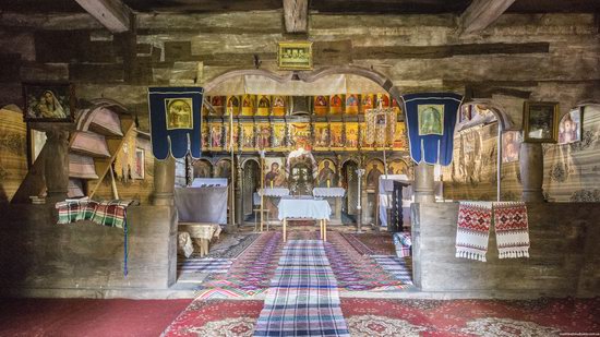 Gothic wooden church in Danilovo, Zakarpattia region, Ukraine, photo 6