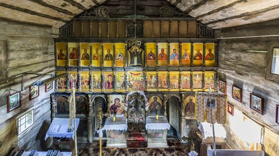 Gothic wooden church in Danilovo, Zakarpattia region, Ukraine, photo 9