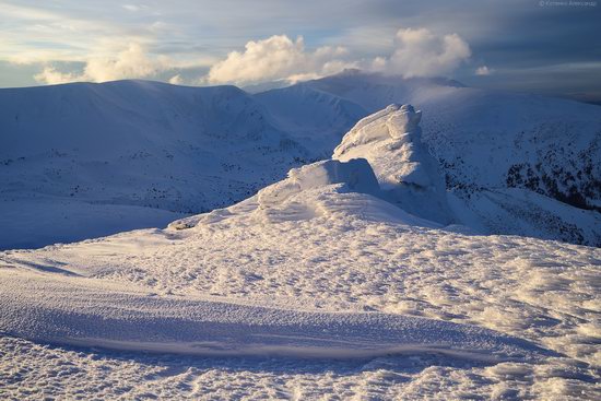 Snowy winter, Mount Pip Ivan, the Carpathians, Ukraine, photo 17