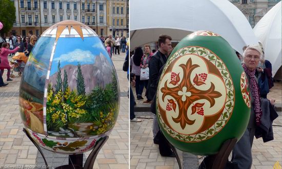 Easter eggs exhibition, Sophia Square, Kyiv, Ukraine, photo 2