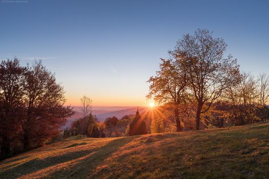 Golden autumn, Sokilsky Ridge, the Carpathians, Ukraine, photo 1