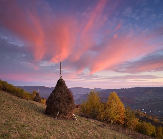 Golden autumn, Sokilsky Ridge, the Carpathians, Ukraine, photo 12