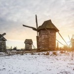 Museum of Folk Architecture in Pyrohiv – the Windmills