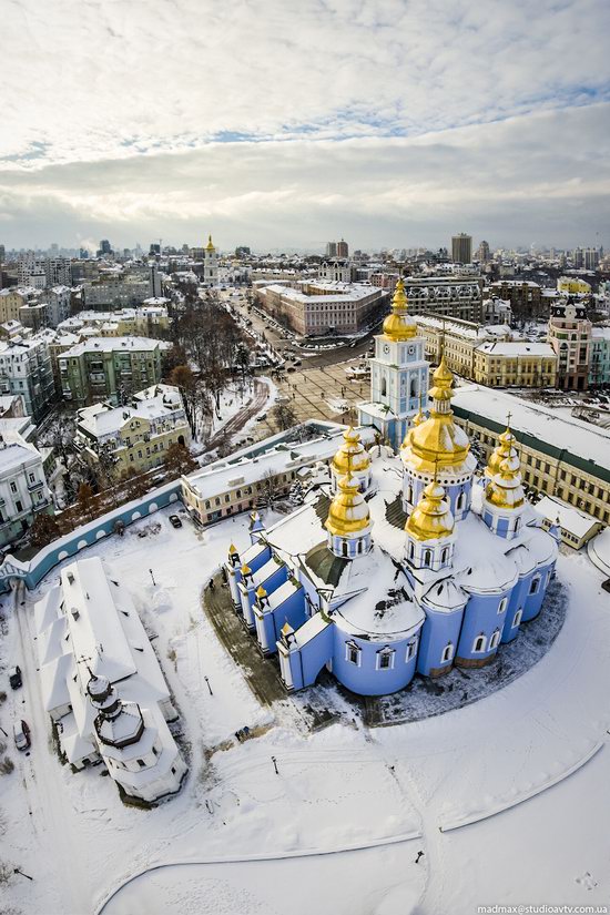 Winter in St. Michael Golden-Domed Monastery, Kyiv, Ukraine, photo 5