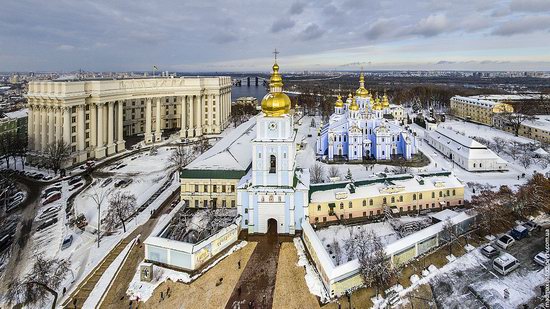 Winter in St. Michael Golden-Domed Monastery, Kyiv, Ukraine, photo 8