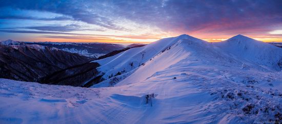 Winter on Pishkonya Range, Zakarpattia region, Ukraine, photo 12