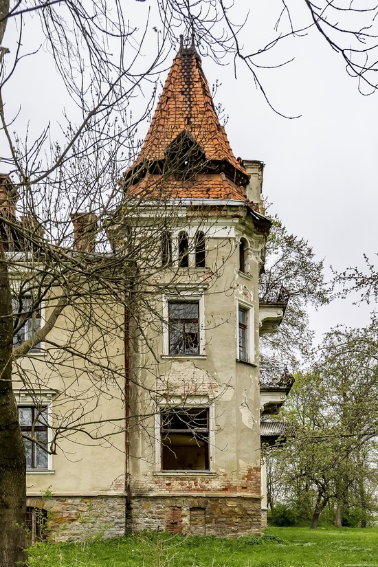 Abandoned villa in Nyzhankovychi, Lviv region, Ukraine, photo 12