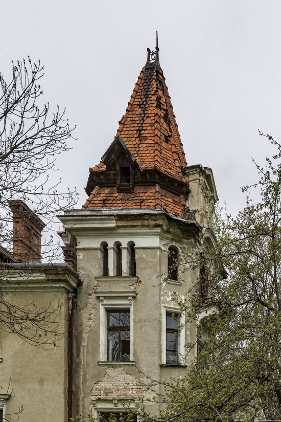 Abandoned villa in Nyzhankovychi, Lviv region, Ukraine, photo 13