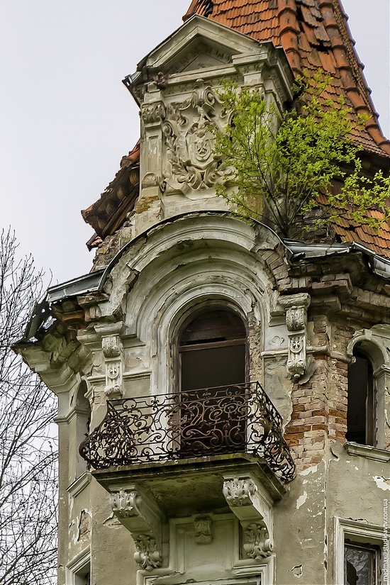 Abandoned villa in Nyzhankovychi, Lviv region, Ukraine, photo 3