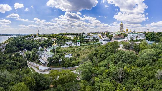 Kyiv Pechersk Lavra, Ukraine from above, photo 1