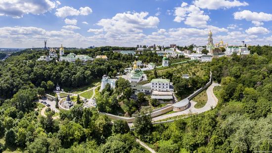 Kyiv Pechersk Lavra, Ukraine from above, photo 11