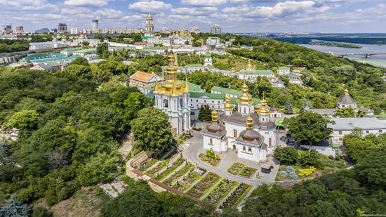 Kyiv Pechersk Lavra, Ukraine from above, photo 14