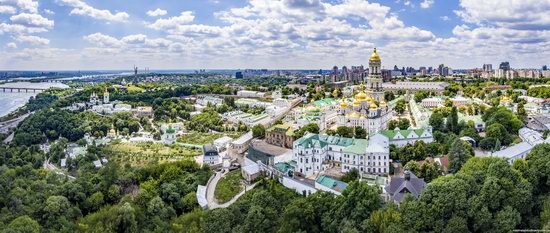 Kyiv Pechersk Lavra, Ukraine from above, photo 3