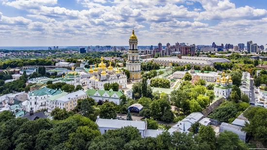 Kyiv Pechersk Lavra, Ukraine from above, photo 4