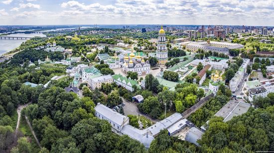 Kyiv Pechersk Lavra, Ukraine from above, photo 6