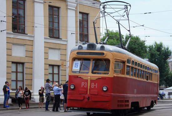 Parade of Trams in Kyiv, Ukraine, photo 1