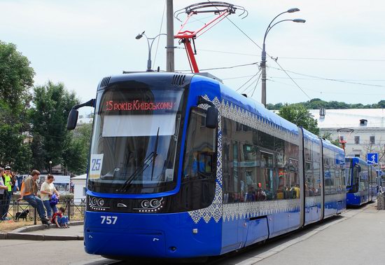 Parade of Trams in Kyiv, Ukraine, photo 12