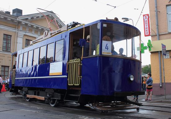 Parade of Trams in Kyiv, Ukraine, photo 2