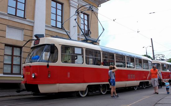 Parade of Trams in Kyiv, Ukraine, photo 3