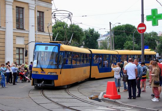 Parade of Trams in Kyiv, Ukraine, photo 7