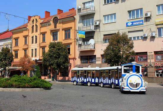 Walk through the center of Mukachevo, Ukraine, photo 12