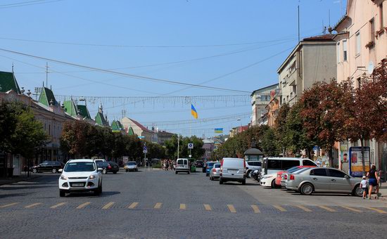 Walk through the center of Mukachevo, Ukraine, photo 17