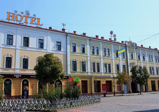 Walk through the center of Mukachevo, Ukraine, photo 18