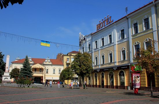 Walk through the center of Mukachevo, Ukraine, photo 19