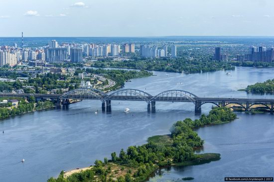 Bridges over the Dnieper River in Kyiv, Ukraine, photo 17