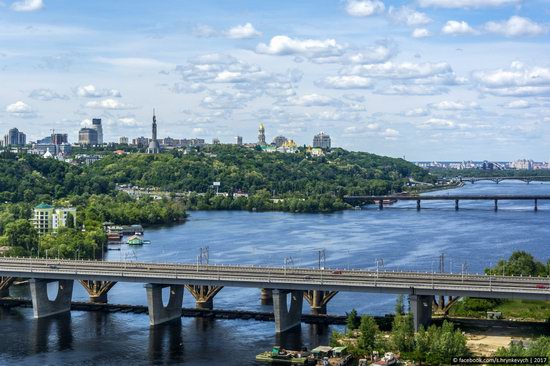 Bridges over the Dnieper River in Kyiv, Ukraine, photo 2