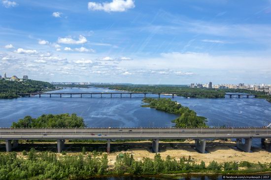 Bridges over the Dnieper River in Kyiv, Ukraine, photo 3