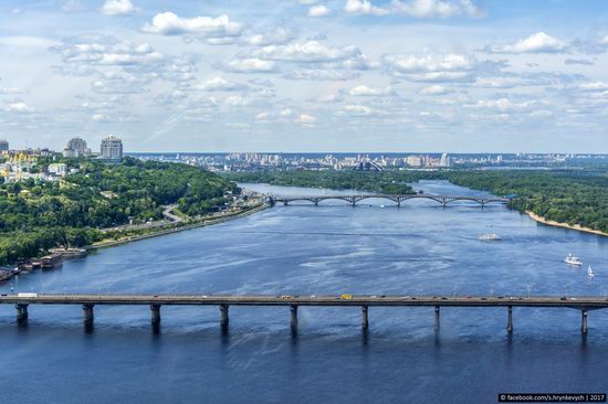 Bridges over the Dnieper River in Kyiv, Ukraine, photo 4