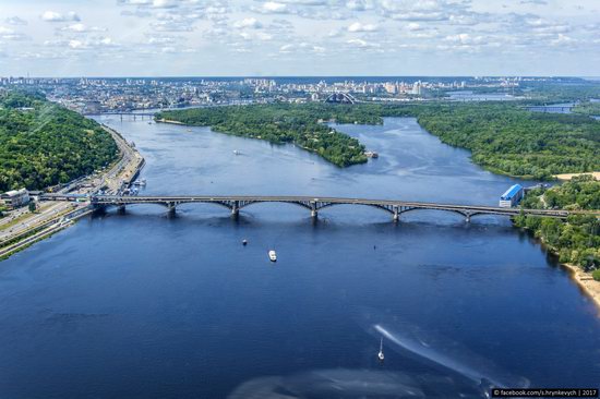 Bridges over the Dnieper River in Kyiv, Ukraine, photo 5