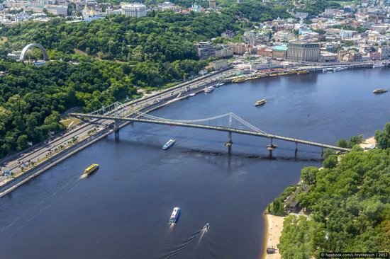 Bridges over the Dnieper River in Kyiv, Ukraine, photo 8