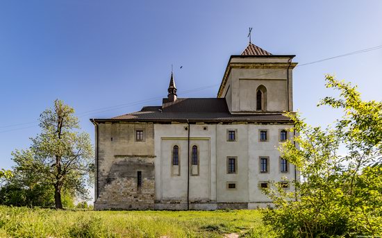 Defensive Roman Catholic Church in Bishche, Ukraine, photo 16