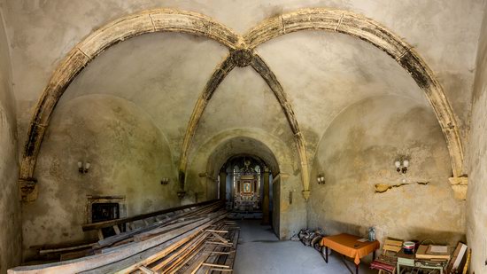 Defensive Roman Catholic Church in Bishche, Ukraine, photo 18