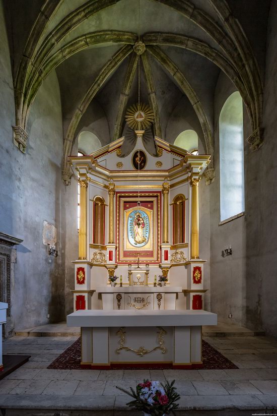 Defensive Roman Catholic Church in Bishche, Ukraine, photo 20