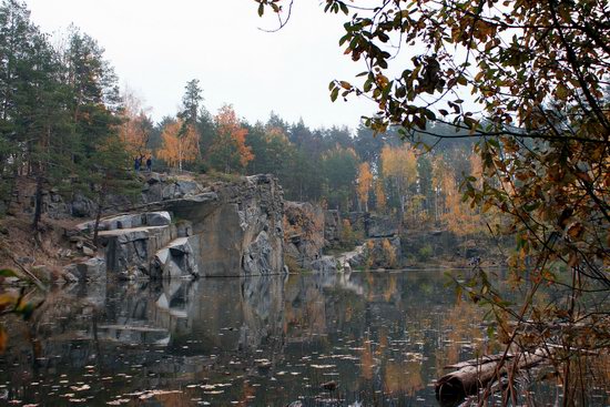 Abandoned and Flooded Korostyshivsky Quarry, Ukraine, photo 1