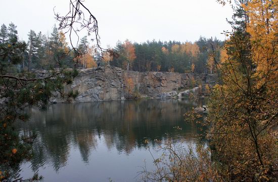 Abandoned and Flooded Korostyshivsky Quarry, Ukraine, photo 20