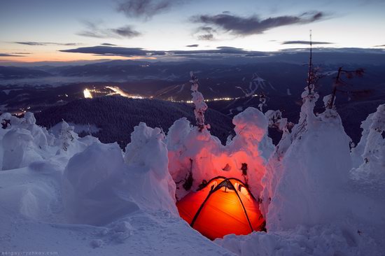 Winter on Mount Synyak, Ivano-Frankivsk Oblast, Ukraine, photo 1