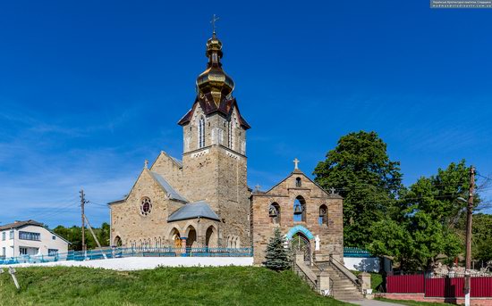 Neo-Gothic Orthodox Church in Pidhaichyky, Ukraine, photo 13