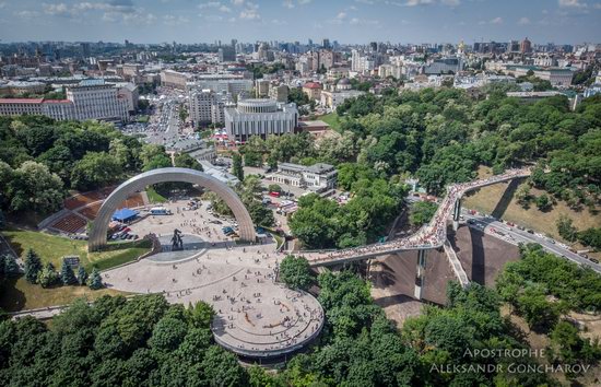 New Pedestrian and Bicycle Bridge in Kyiv, Ukraine, photo 14