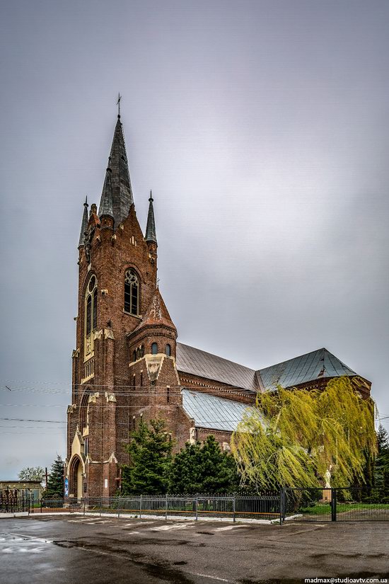 Neo-Gothic Catholic Church in Kamianka-Buzka, Ukraine, photo 12