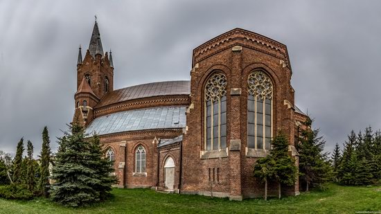 Neo-Gothic Catholic Church in Kamianka-Buzka, Ukraine, photo 5