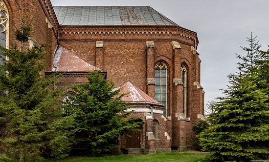 Neo-Gothic Catholic Church in Kamianka-Buzka, Ukraine, photo 6