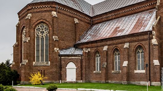 Neo-Gothic Catholic Church in Kamianka-Buzka, Ukraine, photo 8